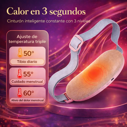 Cinturon termico menstrual alivio en pocos minutos