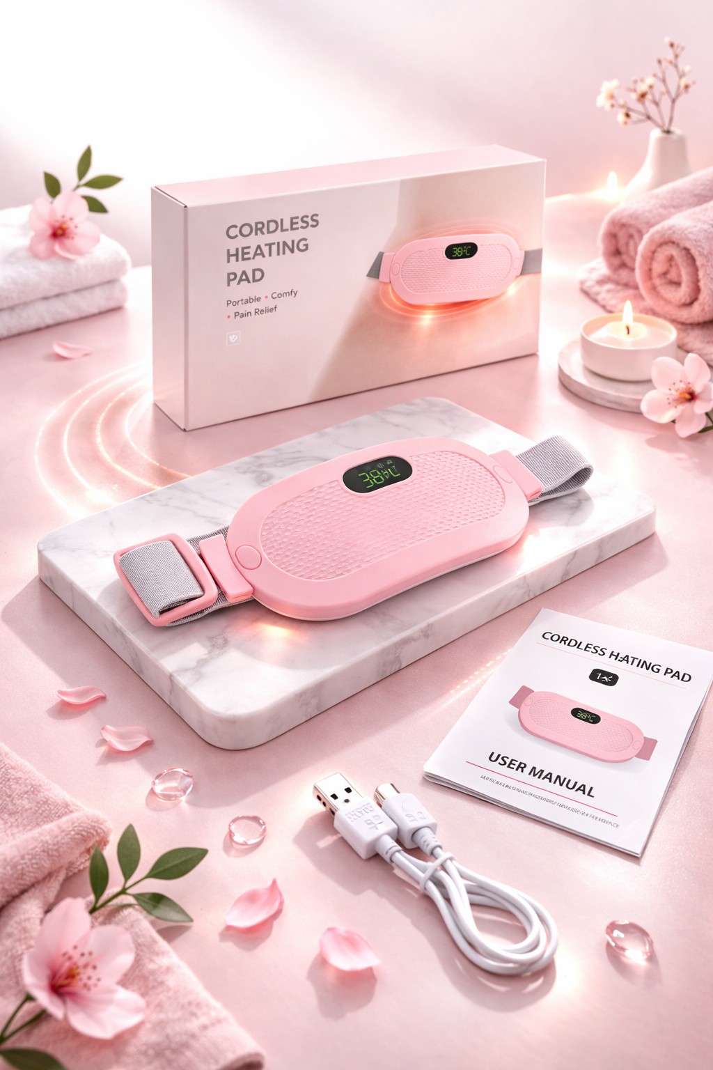 Cinturon termico menstrual alivio en pocos minutos